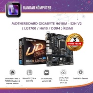 GIGABYTE H610M S2H V2 MOTHERBOARD (LGA 1700 DDR4) 3 Year Warranty