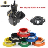ZSDTRP Rubber Adapter Inlet Intake Pipe fit on KOSO Mikuni PWK KEIHIN 28/30/32/34mm Carburetor