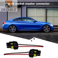 [Deceble.my] 2x HB3 9006 HB4 Bulb Socket Female Adapter Connector for Headlight Fog Lamp