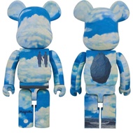 [🇸🇬Sale] BE@RBRICK x Rene Magritte Infinite Recognition 1963 The Castle of the Pyrenees 1000% bearbrick blue sky