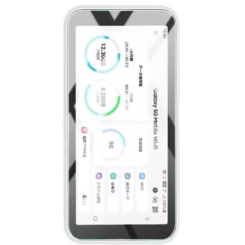 For Samsung Galaxy 5G Mobile Wi-Fi SCR01 Tempered Glass 9H HD Full Cover Screen Protector Samsung Ga