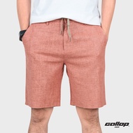 GALLOP : Mens wear LINEN SHORTS กางเกงขาสั้นผ้าลินิน รุ่น GS9022 สี Coral - ส้ม / ราคาปรกติ 2490.-