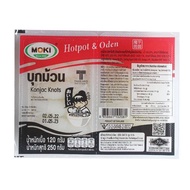 MOKI บุกม้วน 120 กรัม ให้เลือก 3 แบบ คีโต คลีน เจ บุกเพื่อสุขภาพ เส้นบุก Oat Fiber Knot with Konjac