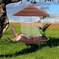 STAMWEEKEND Food Container Gazebo Hanging Feed Station For Pet Outdoor Garden Feeding Tool