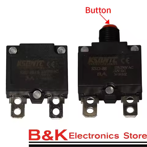 1/2/5/10PCS New 88AR 3A 4A 5A 7A8A 10A 15A 20A 25A Automatic Manual Reset Circuit Breaker Overload S