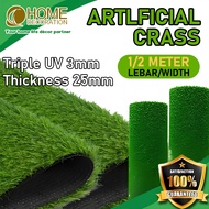 Aqsa Rumput Tiruan Triple UV Extra Padat 25mm Pelindungan UV Grass Carpet Outdoor UV Protection Arti