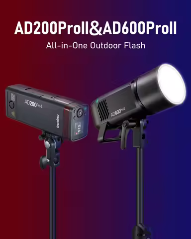 Godox AD200PRO II AD600PRO II All-in-One Outdoor Flash TTL Built-in Li-on Battery 2.4G Wireless X Sy