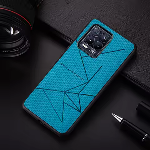 2025 Luxury Pu Leather Case For OPPO Realme 8 8i pro Case Soft TPU Silicone Bumper Case For OPPO Rea