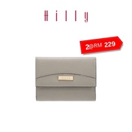 Hilly Genuine Leather Flap Short Wallet