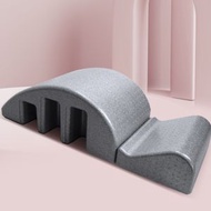 內地直送 - 【灰色-成人款-加硬加重】普拉提脊椎矯正器 脊椎伸展 瑜珈輔助用品 頸椎腰部側彎鍛鍊器材 改善駝背 皮拉提斯輔助訓練 復健訓練