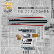 Honda Supercub 50 JDM Japan Style body sticker Striping