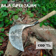 Sabit Semar Khas Blora Bahan Baja Asli- Arit Isen Bahan Baja Per Mobil - Aret Potong Rumput Tajam
