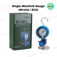 Single Manifold Gauge R410A R32 Refrigerant Gauge Pressure Gauge Low Pressure