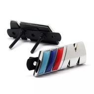 1 set Metal Chrome Badge ///M M Car Front Grille emblem For BMW M M3 M5 E39 E34 E46 E90 E60 E36 E30 