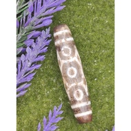 💥Ready Stock💥 53.3mm X11.8mm 水草玛瑙 九眼金刚天珠 Moss Agate Cinnabar 9 Eyed Phurba Dzi Nine Eye King Kong Dz