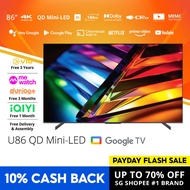 PRISM+ U86 QD Mini-LED 4K UHD HDR10+ AI Google TV 86 inch