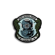 [Custom Velcro patch] HK.Muff Diver's Union PVC Morale Badge 3D Velcro Patch /Badges/armband/Emblem 