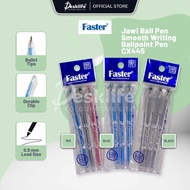 Desklife Faster 0.5 Jawi Ball Pen Smooth Writing Ballpoint Pen CX445 0.5mm Black Blue Mix (3s/Pkt) S