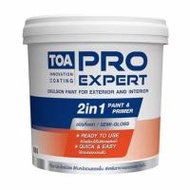 สีน้ำทาภายนอก ชนิดกึ่งเงา TOA PRO EXPERT BASE C สีขาว 9 ลิตร (1287858)
