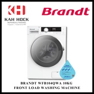 BRANDT WFB104QWA 10KG FRONT LOAD WASHING MACHINE + 2 YEARS WARRANTY