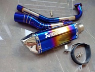 ชุดท่อไทเท R15(อาร์15) ปี 2017-2021 รุ่น MT15(เอ็มที15) XSR155(เอ็กซ์เอสอาร์155) วัสดุแสตนเลสเกรด 30