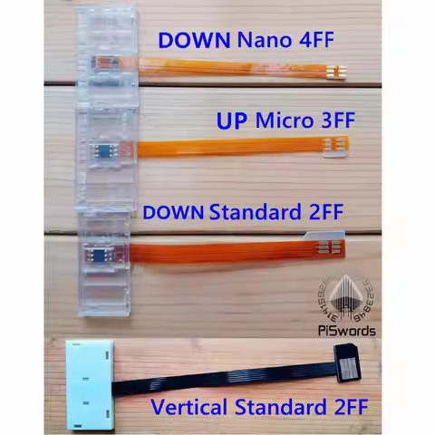 Smartcard Converter To Nano Micro Standard Sim Usim Card 2FF 3FF 4FF Adapter