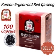 [Cheong Kwan Jang] Korean Red Ginseng Extract Capsule 100 Tablet 6 Years Old From Korea CheongKwanJang bellashop