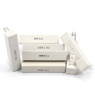 50W High-Power Cement Resistor 1R/2/3/4/5/6/8/10/12/20/25/100 Euro/200 Euro