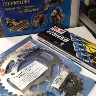 Sprocket 428 RKM Y15ZR, FZ set