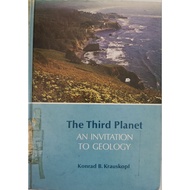 THE THIRD PLANET BOOK USED INVITATION TO GEOLOGYAN Original