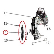 100% ORIGINAL WMOTO ES125 REAR SHOCK ABSORBER // JT125T-67-1304M 100% ORIGINAL WMOTO ES125