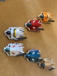 全套 Q版 Robotech  超時空要塞 Macross  變形 迴力車仔  1 set 6隻