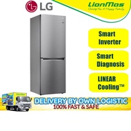 LG 335L Inverter Bottom Freezer Fridge GC-B369NLRM in Silver Finish Refridgerator
