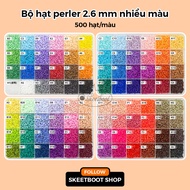 Set of 2.6mm perler beads (SMALL BEADS) in many colors - amazing colored beads 3.6 mm - magic beans 