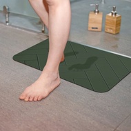 【B+】30秒瞬吸 軟式珪藻土吸水地墊 石板紋系列(60x40cm)