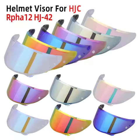 Visor For HJC Rpha12 HJ42 Motorcycle Helmet Replace Anti-Scratch UV Protection Shield Cascos Moto Vi