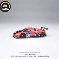 PARA 1/64 Audi R8 LMS 2015 New Borgring 24H Endurance Sai Team WRT #29模型