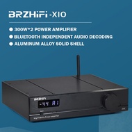 BRZHIFI Audio TPA3255 High-power Amplifier USB Subwoofer Home Theater Bluetooth 5.0 300Wx2 DAC Decoding Remote Control AMP