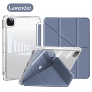 Y-fold Clear iPad Case For 2024 iPad Pro 11 M4Pro 13 M4Air 13 M2 M3iPad Air 11 M2 M3 Air 4 5 10.910t