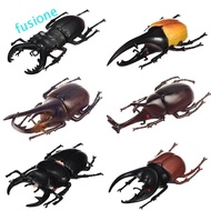 FUSIONEDGE Special Lifelike Model Non-Toxic Science Toy Insect Toy Fake Beetle Beetle Figures Kids B