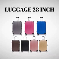 28 inch XL ABS suitcase ready stock travel luggage bag 28inch hello kitty&plain h beg bagasi