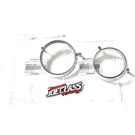Trim Case Upper Pair KR150 New  Chrome Circle Ring Cover Speedometer Speedometer Large Small Set Nin