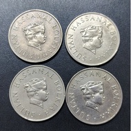 Brunei A Set Of 50 Cent Coin 1974 -1983 ( 4 Coins )