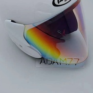 [ VISOR ] RITZ SIANG MALAM 2TONE SMOKE CLEAR PURPLE GOLD BLUE V2 yf1 modern plain pastel VISOR SAJA