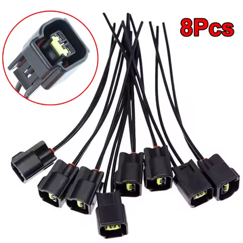 8X Ignition Coil Connector Plug Harness for Ford 4.6L 5.4L 6.8L Mustang Cobra SVT F150 F250 E150 Lin