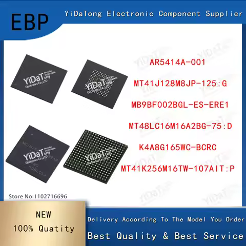 EBP 1PCS New AR5414A-001 MT41J128M8JP-125:G MB9BF002BGL-ES-ERE1 MT48LC16M16A2BG-75:D K4A8G165WC-BCRC