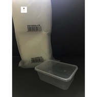 SW/ABBA -1000ml Rectangular Container with Lid[ 50sets± ]A1000 Disposable Plastic Food Box -Bekas Ma