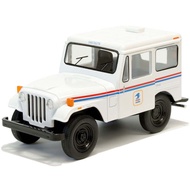Kinsmart (12cm) 1971 Jeep DJ-5B United States Postal Service (USPS) Jeep Diecast Car Mainan Koleksi 
