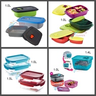 100% Authorized ★ Tupperware Rectangular Microwave / Reheatable Lunch Box 1.0L /1.25L/1.5L