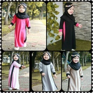 Robe kids + hijab crown